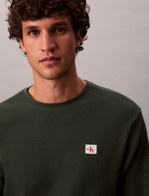 Long Sleeve Waffle T-shirt