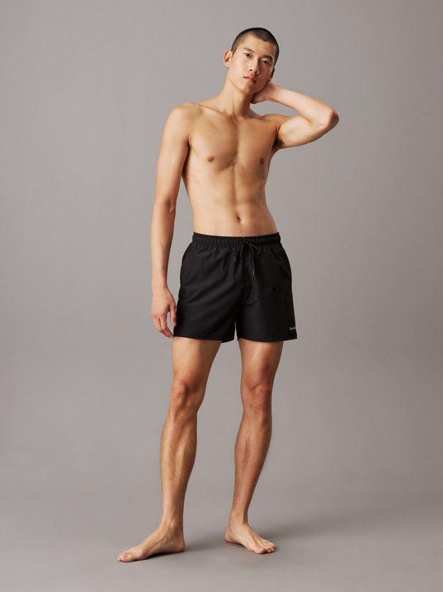 2 Pack Medium Drawstring Swim Shorts