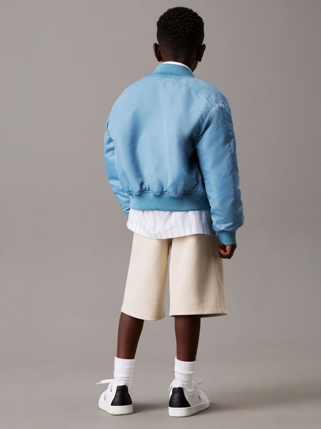 Relaxed Pique Interlock Shorts