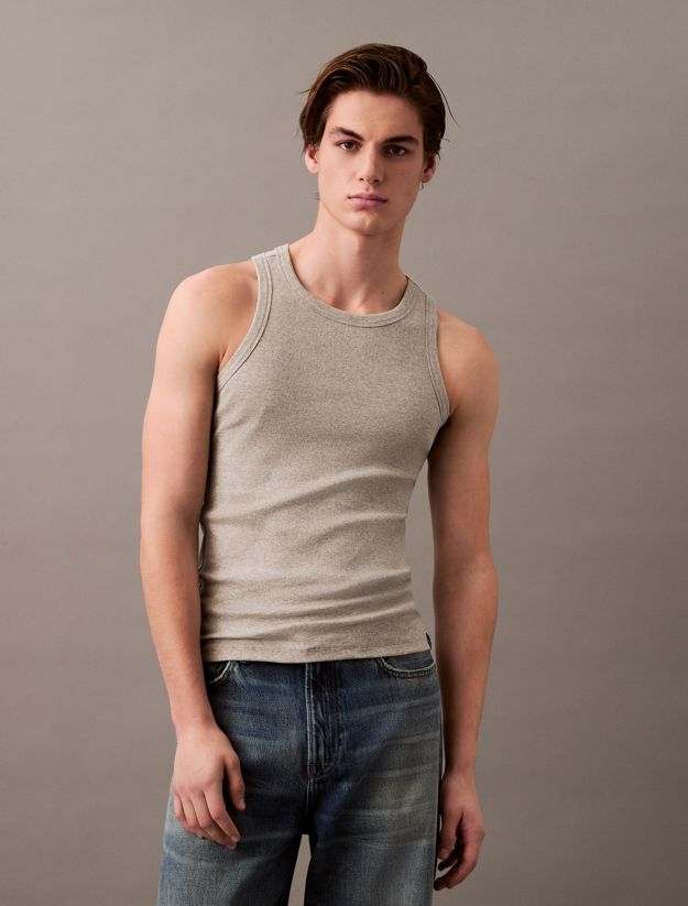 Cotton Stretch Lounge Tank Top