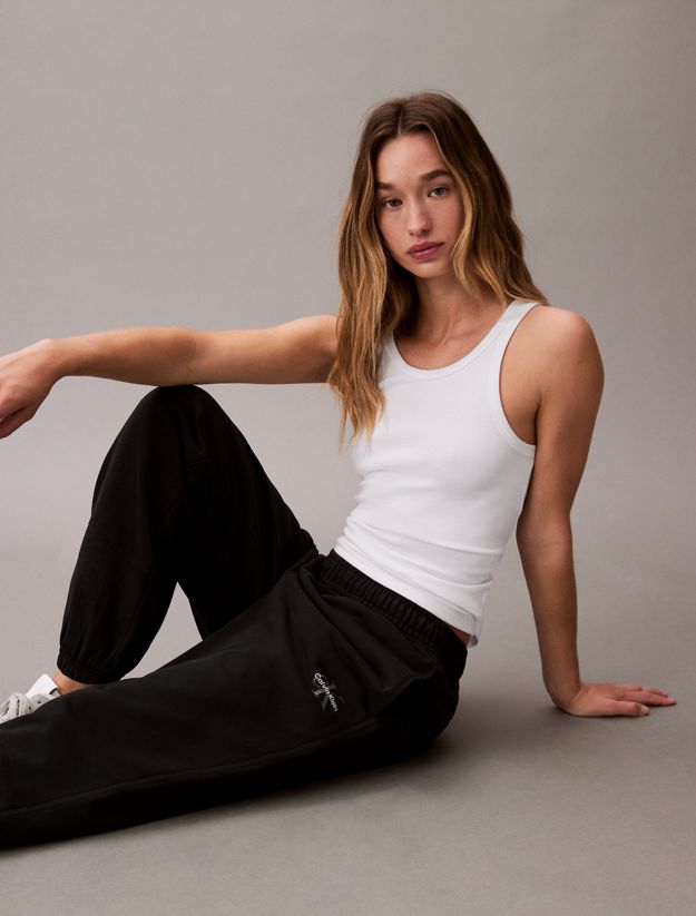 Cotton Terry Monogram Joggers