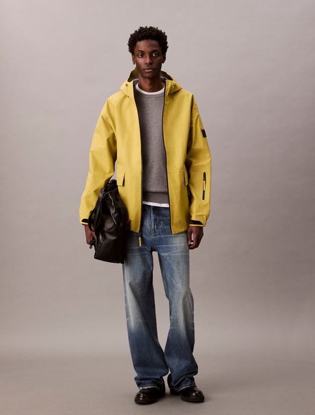 Nylon Oxford Relaxed Sport Jacket