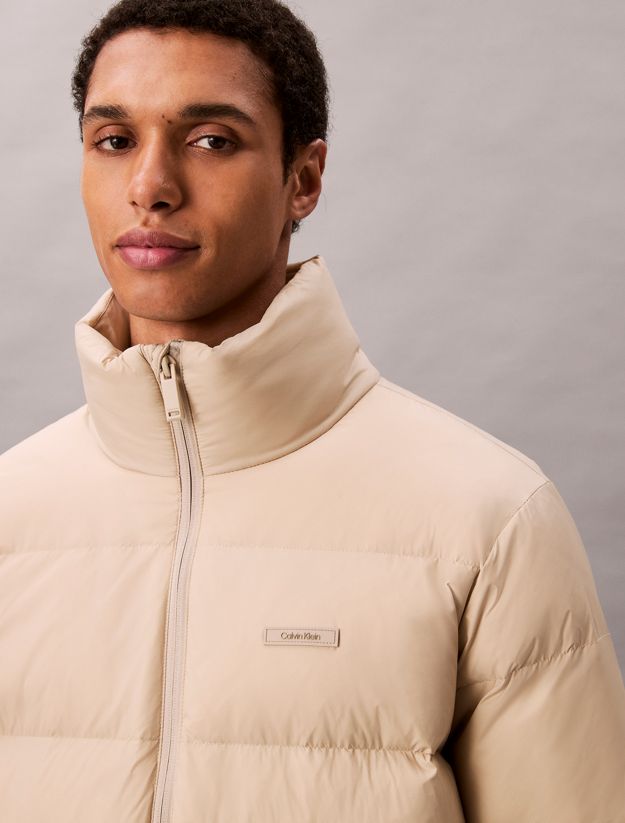 Channelled Down Puffer Jacket