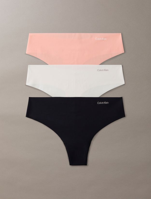 3 Pack Thongs - Invisibles