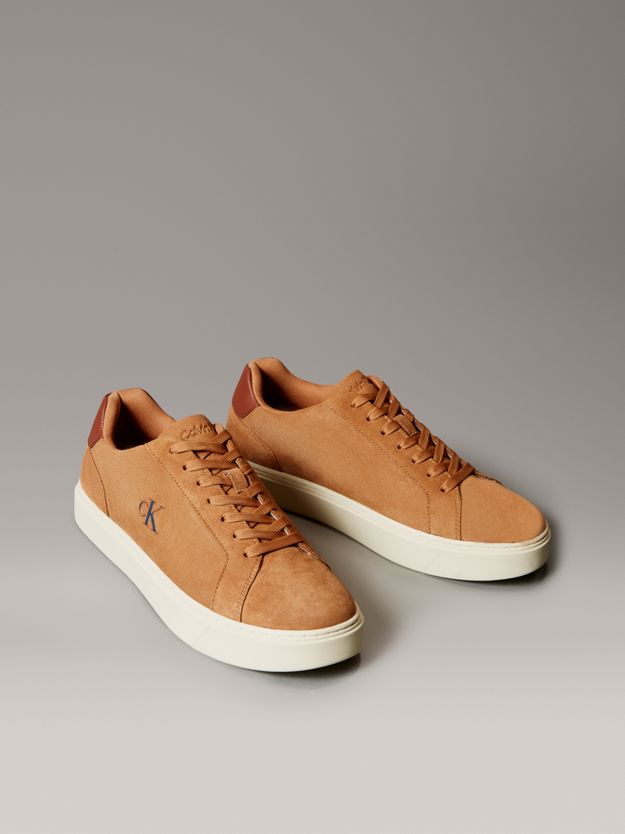 Suede Leather Flexible Sole Trainers