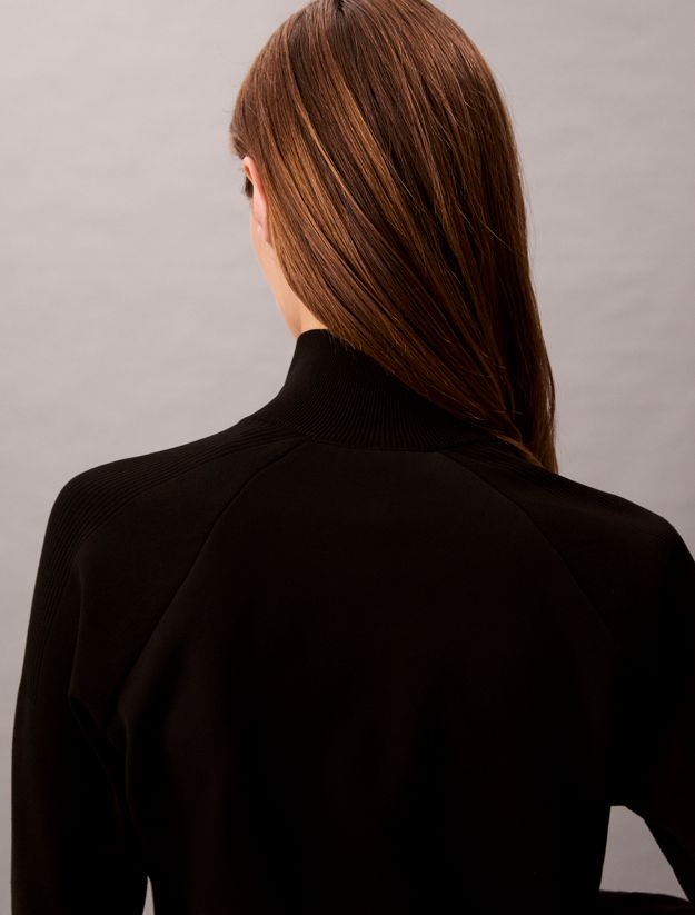 Thermal Hybrid Midlayer Zip Up Jacket