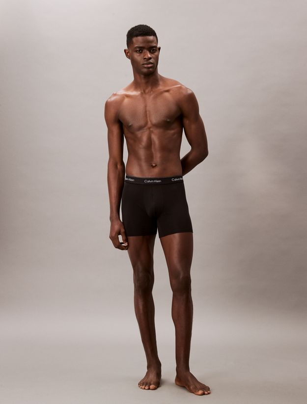 5 Pack Boxer Briefs - Icon Cotton Stretch