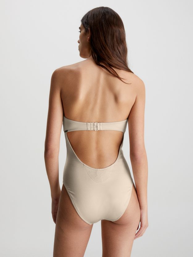 Halter Neck Swimsuit - Structured