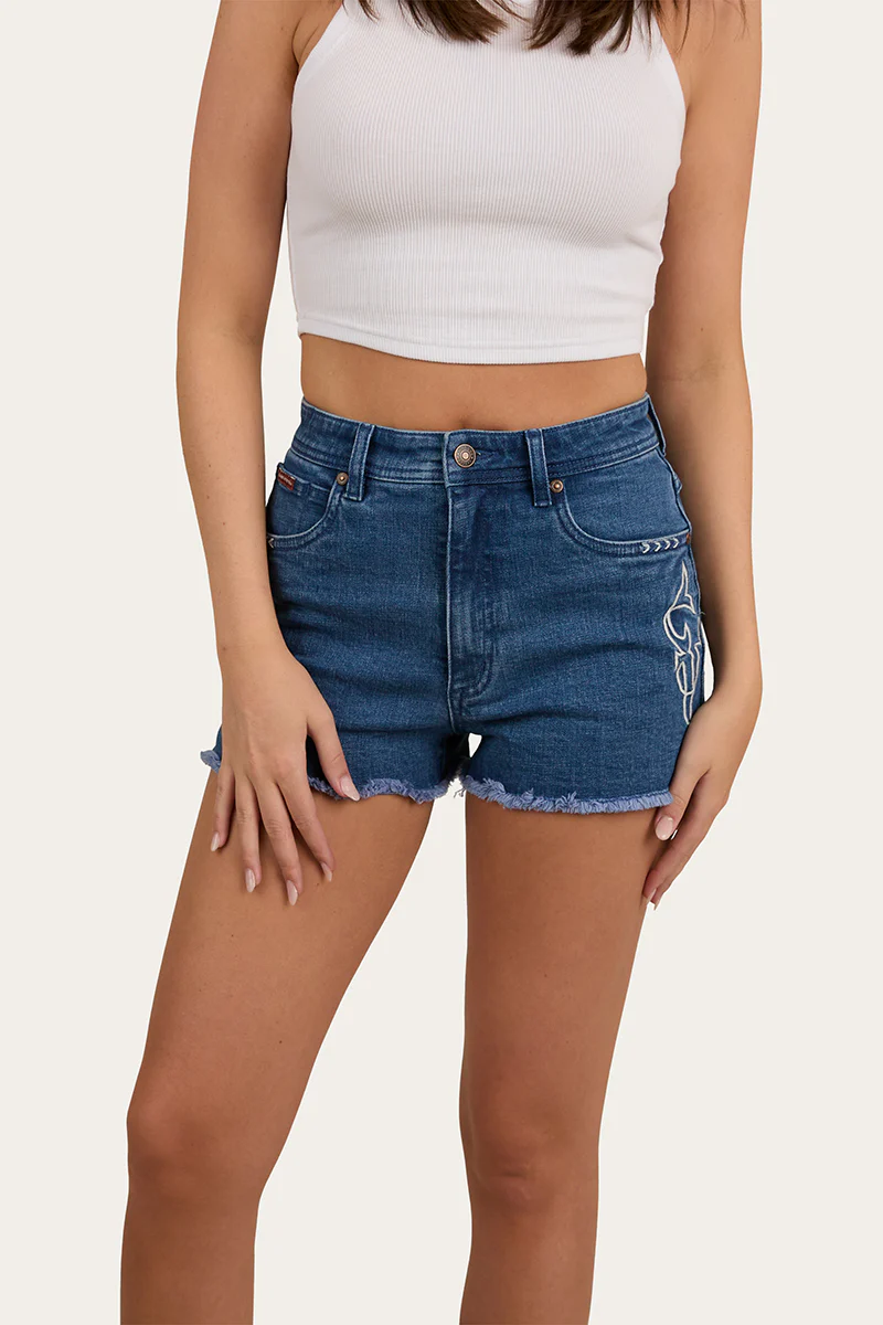 Gracie Womens Denim Short - True Blue