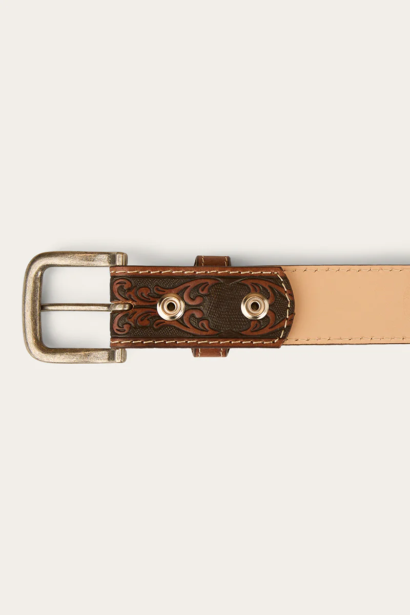 Eldorado Belt - Brown / Silver