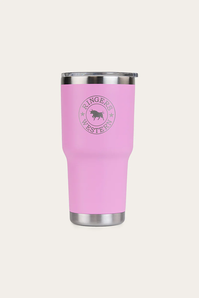 Yarra Powder Coated Insulated Tumbler - Pastel Pink
