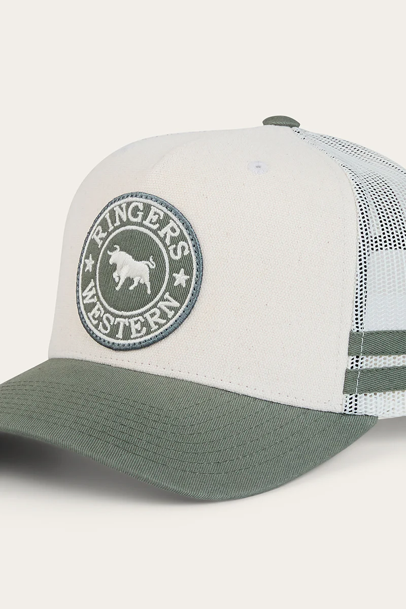 McCoy Trucker Cap - Beige / Pale Olive