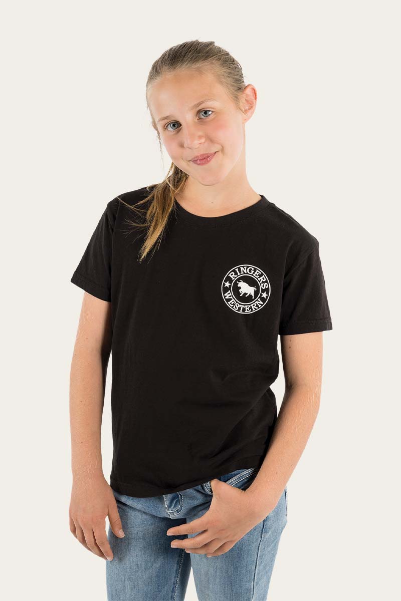 Signature Bull Kids Classic Fit T-Shirt - Black/White