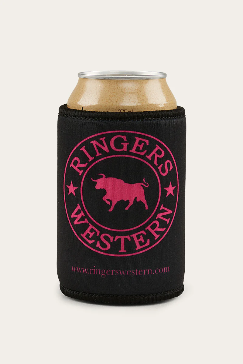 Signature Bull Stubby Cooler - Black/Melon