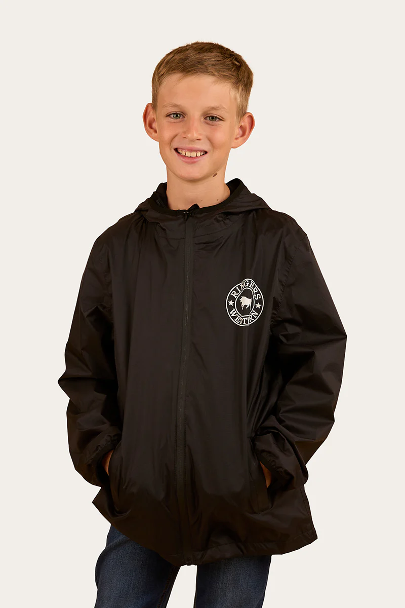 Signature Bull Kids Spray Jacket - Black