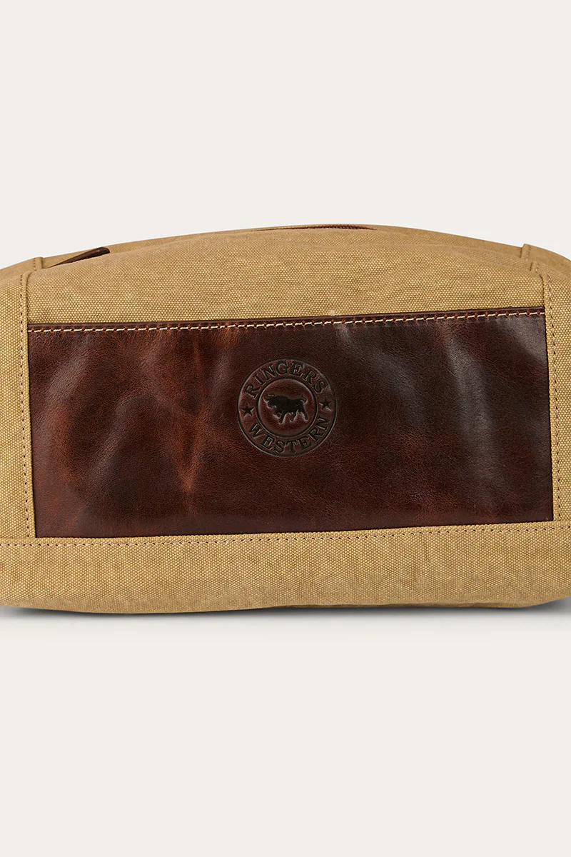 Waxicanvas Toiletry Bag - Cognac