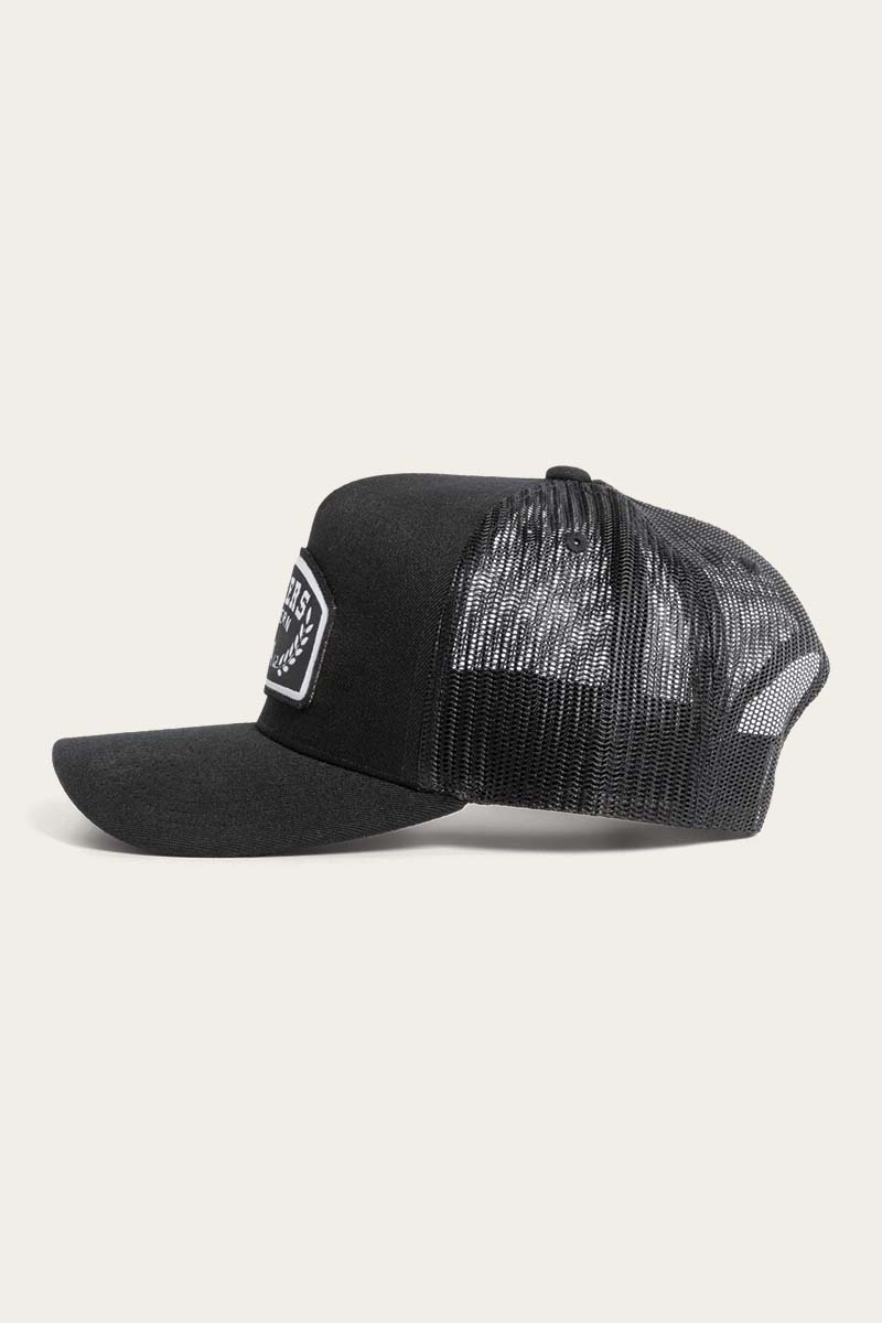 Wheatbelt Wool Trucker Cap - Black