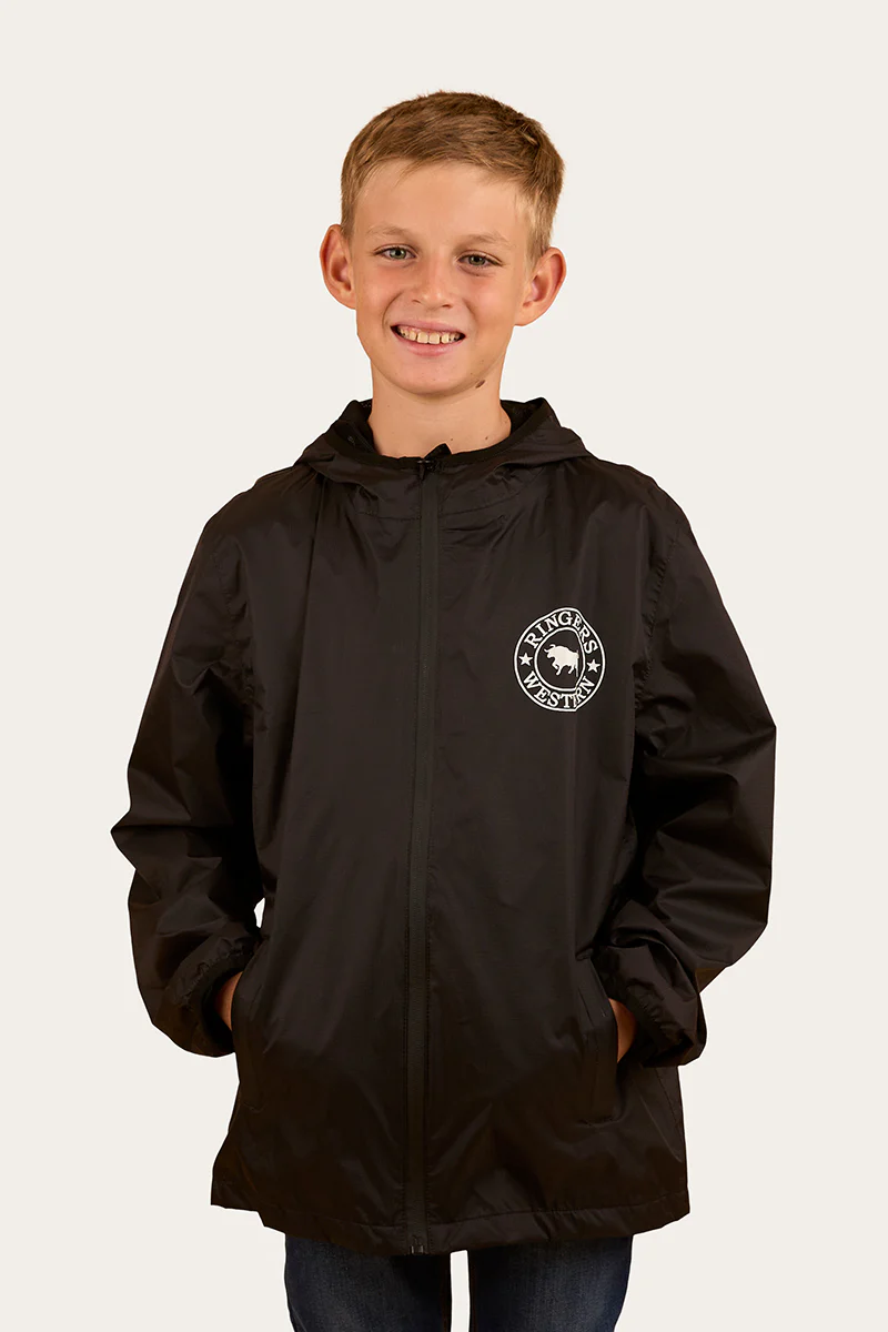 Signature Bull Kids Spray Jacket - Black