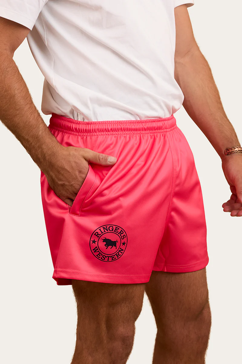 Ringers Footy Shorts - Melon