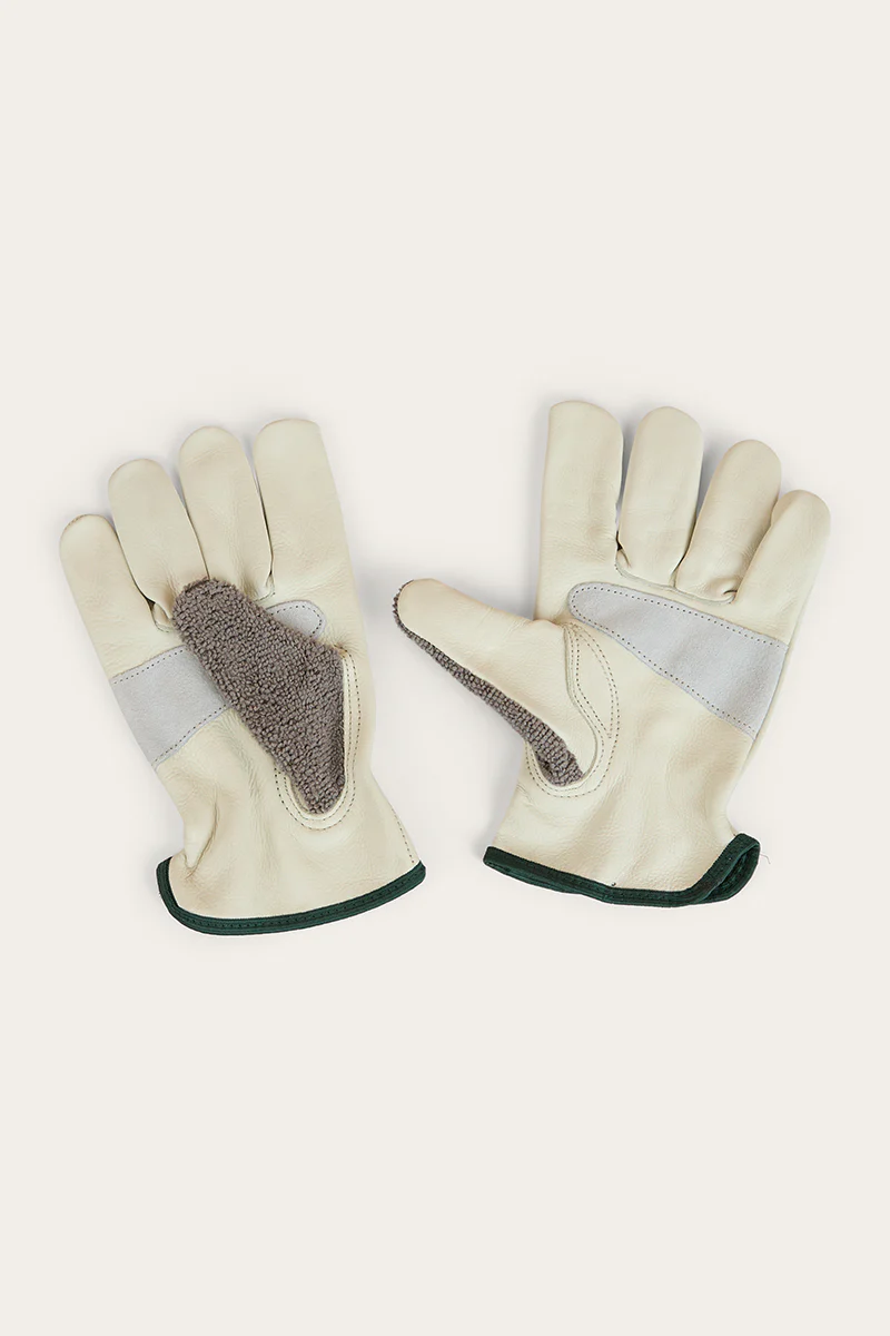 Big Dog Leather Gloves - Ivory
