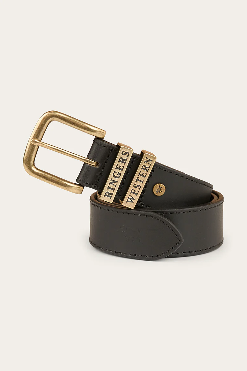 James Belt - Black / Gold