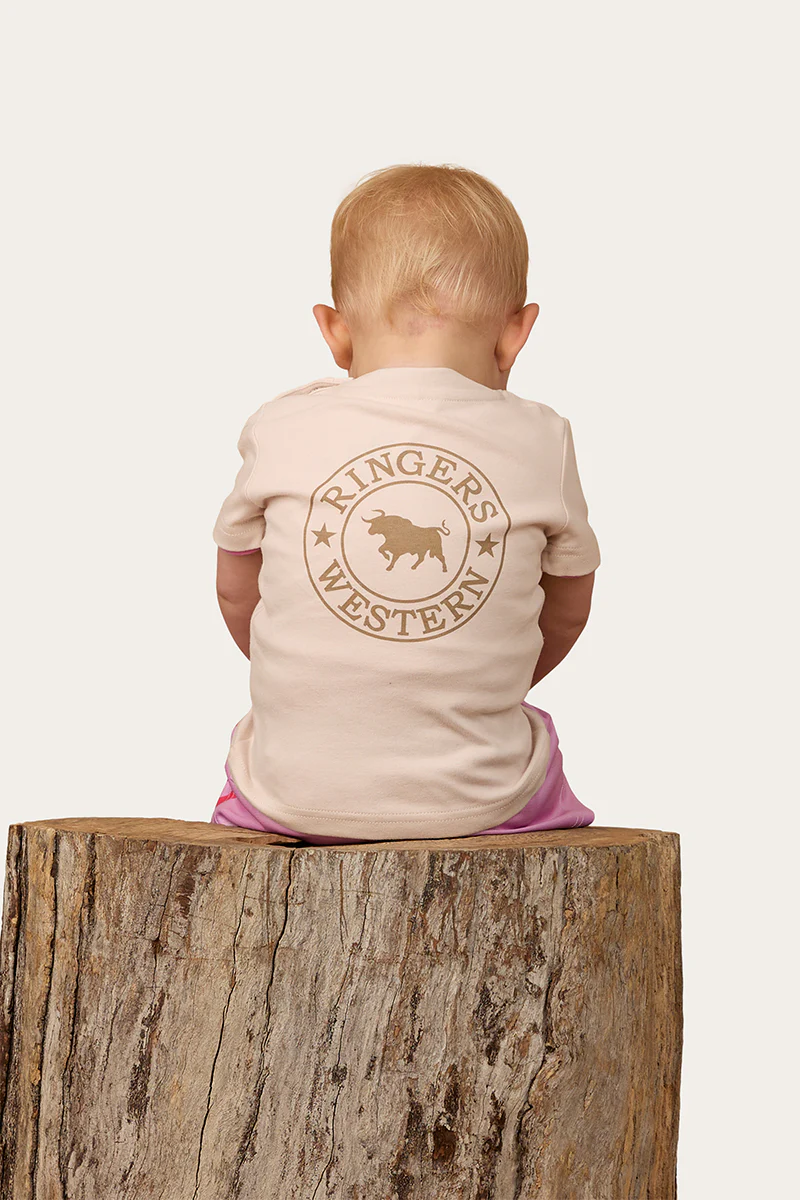 Signature Bull Babies T-Shirt - Beige / Clay