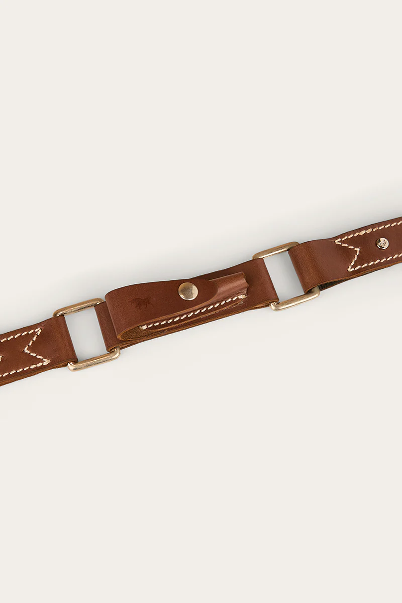 Hobble Belt - Brown / Silver