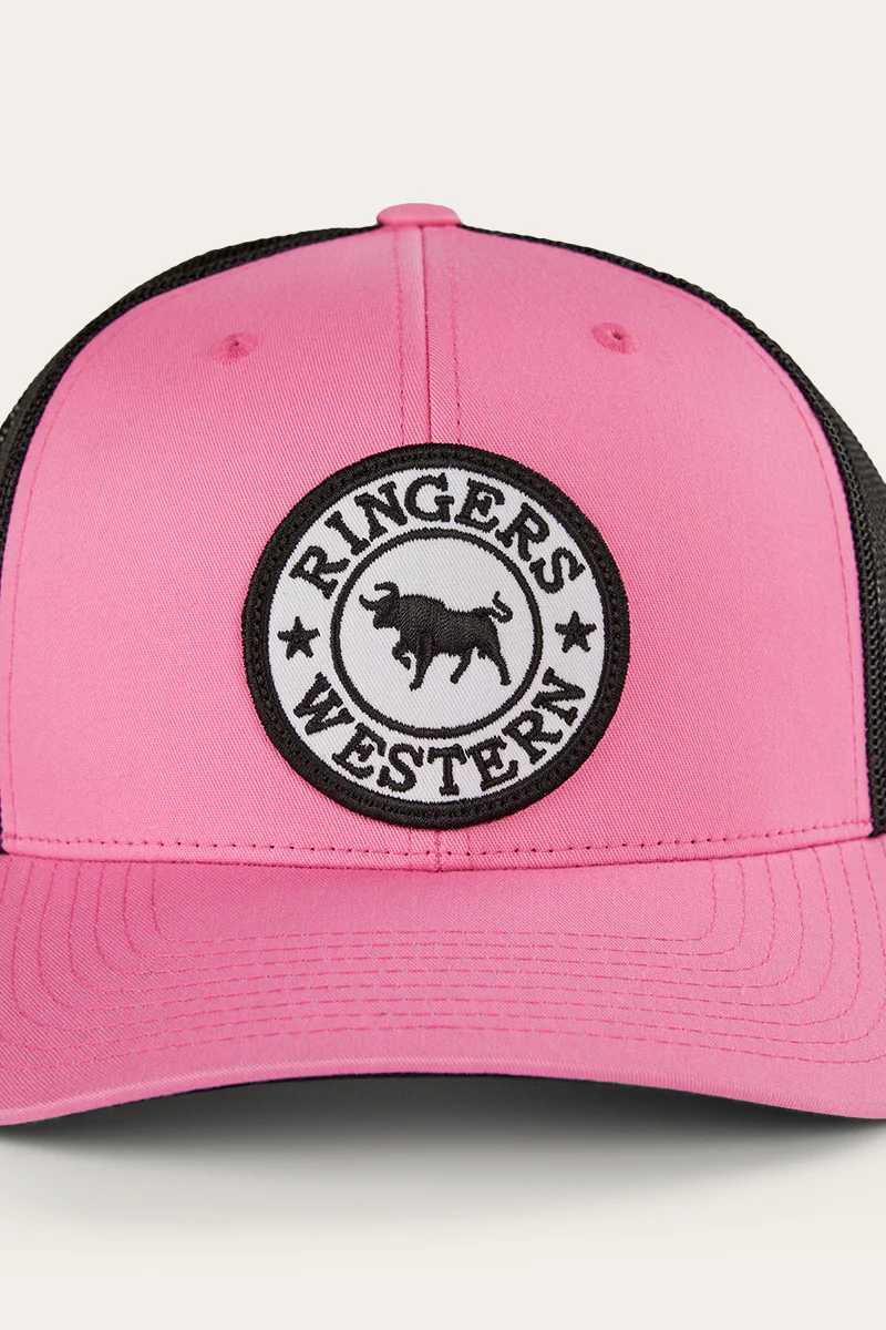 Tara Ponytail Trucker Cap - Melon