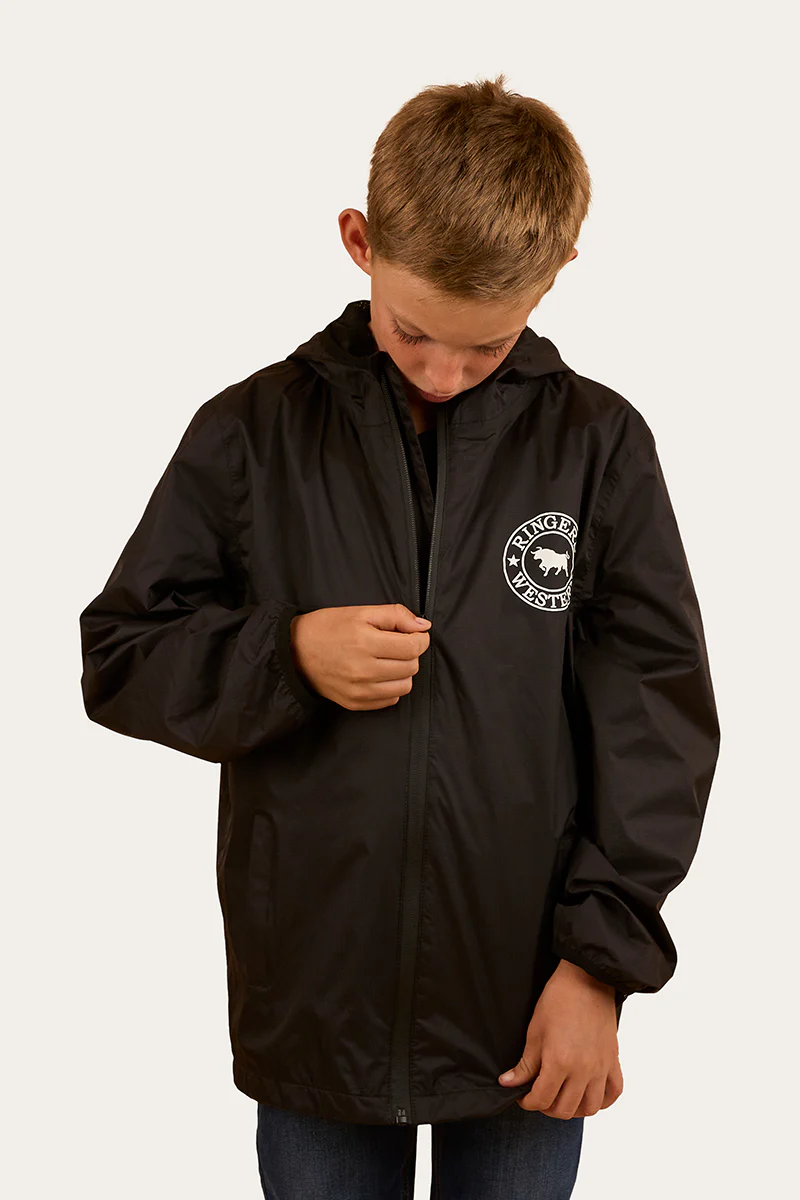 Signature Bull Kids Spray Jacket - Black