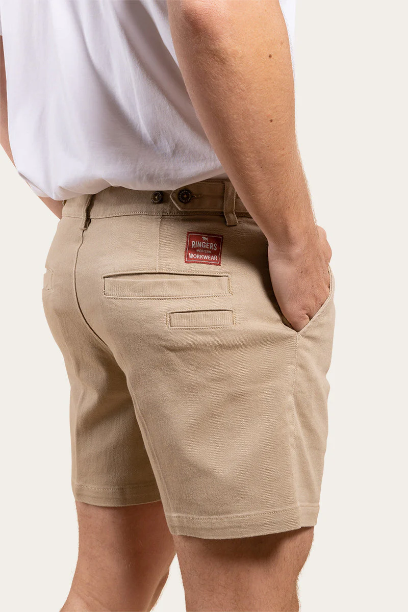 Cloncurry Mens Heavy Weight Work Short - Camel