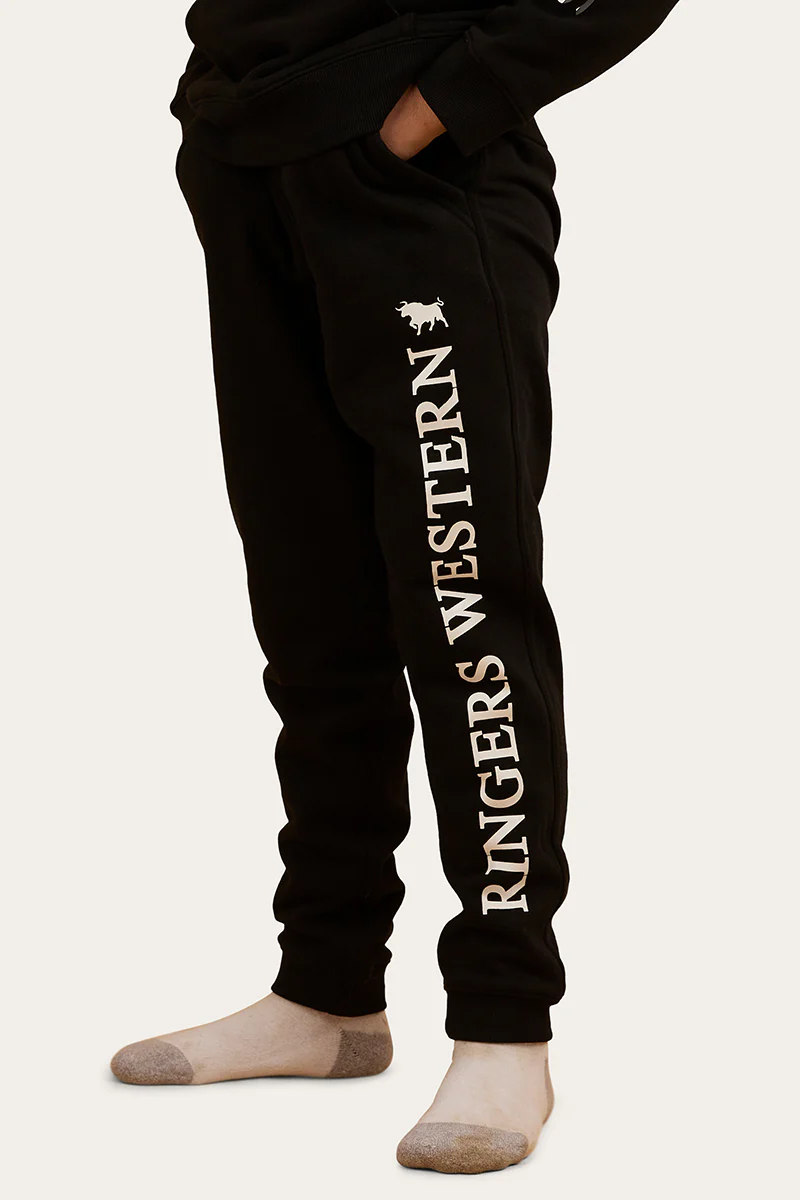 Durango Kids Trackpant - Black/White