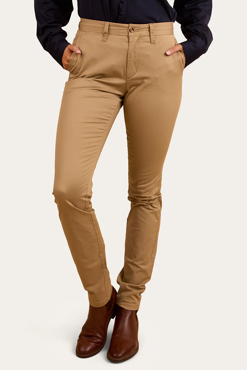 Scottsdale Womens Regular Fit Chino Pant - Clay