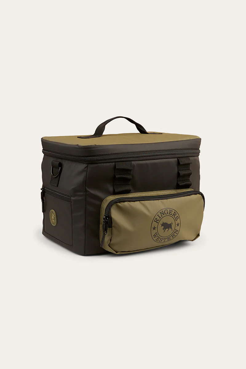 Kununurra Cooler Bag - Black / Military Green
