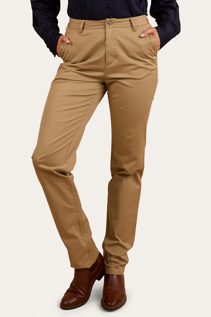 Scottsdale Womens Regular Fit Chino Pant - Clay