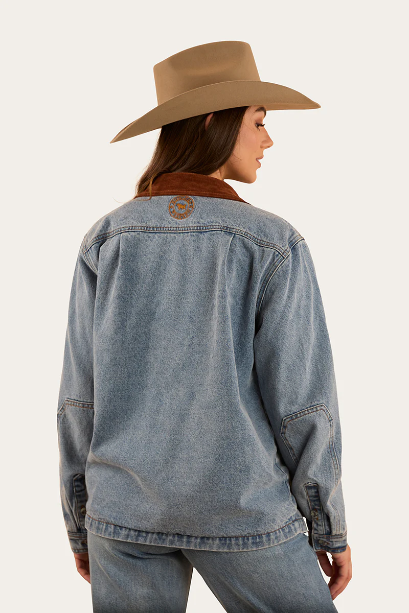 Rosebrook Womens Overshirt - Light Wash Blue