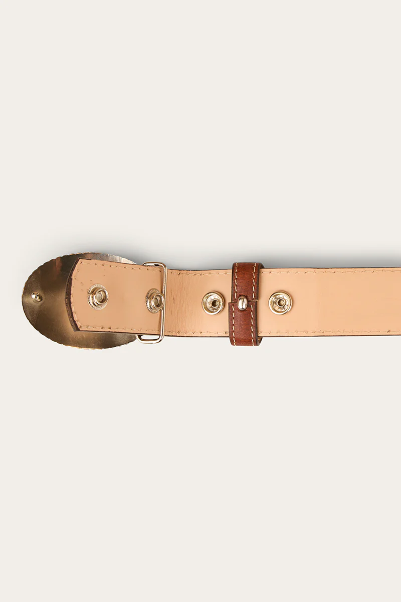 Dallas Belt - Brown / Silver
