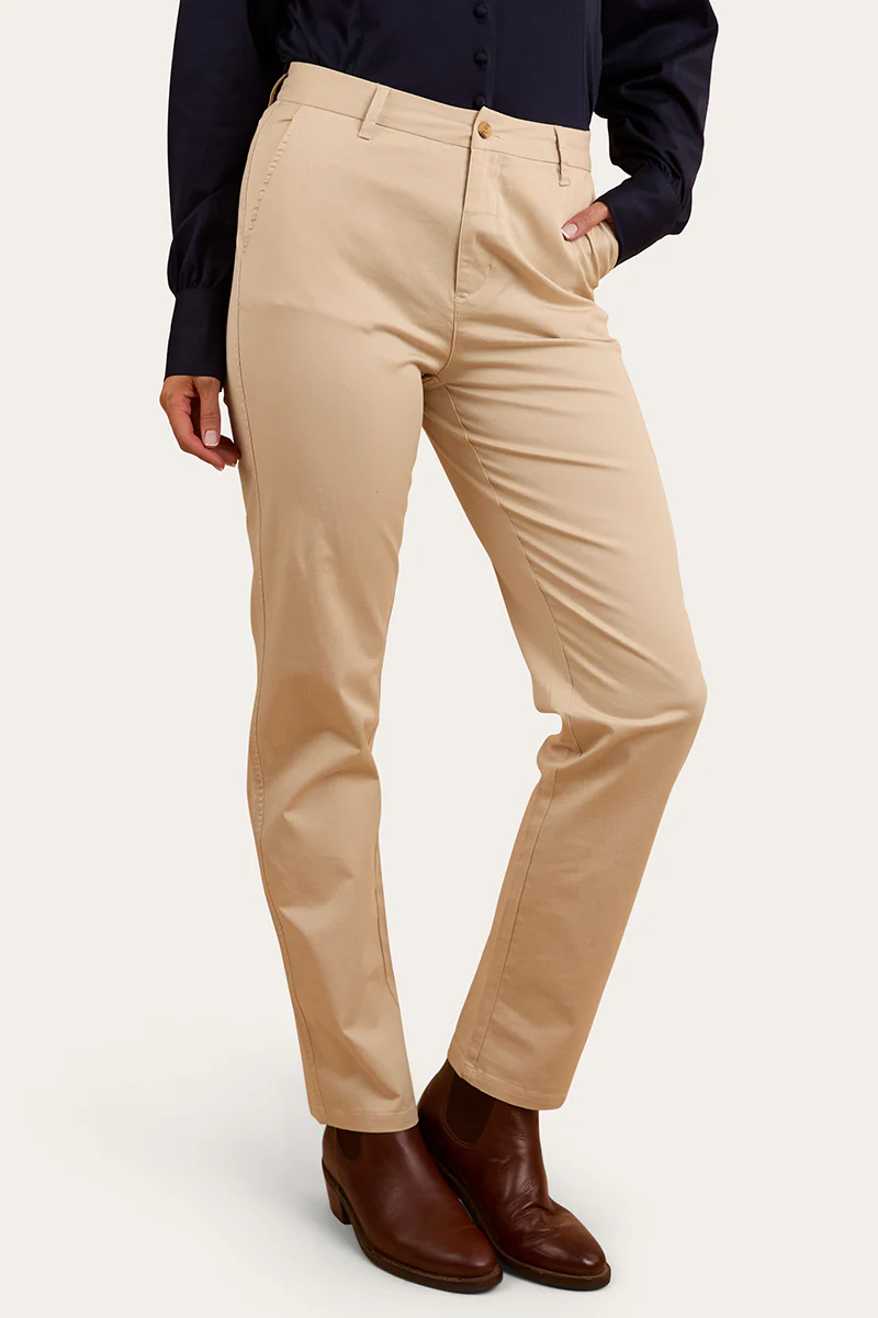 Scottsdale Womens Regular Fit Chino Pant - Bone