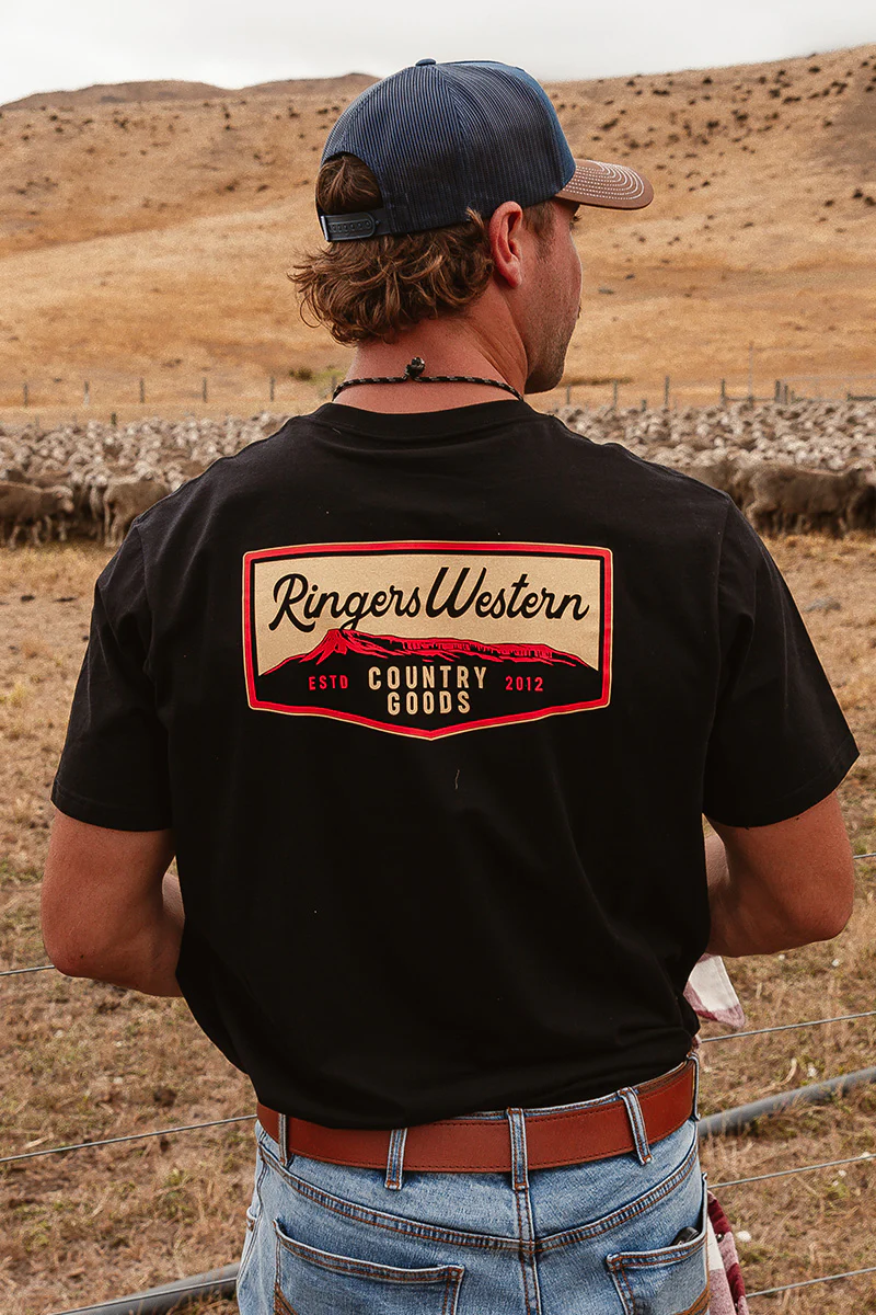 Country Goods Mens Loose Fit T-Shirt - Black