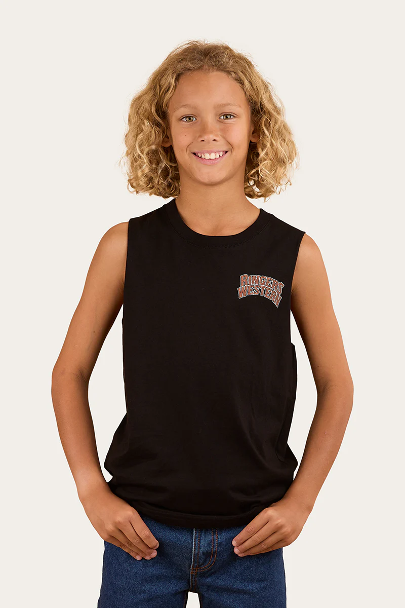Take No Bull Kids Muscle Tank - Black