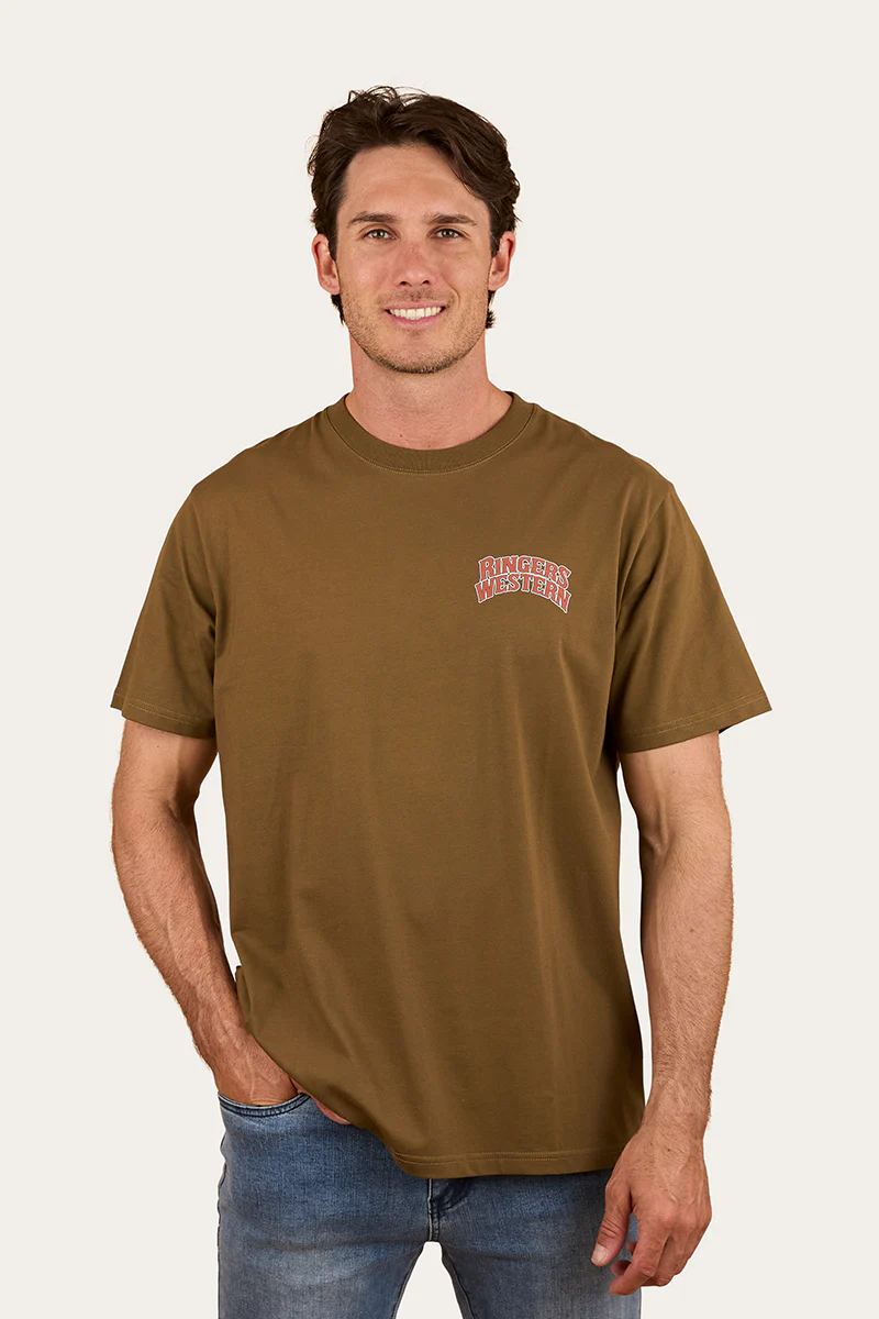 Do No Harm Take No Bull Mens Loose Fit T-Shirt - Military Green