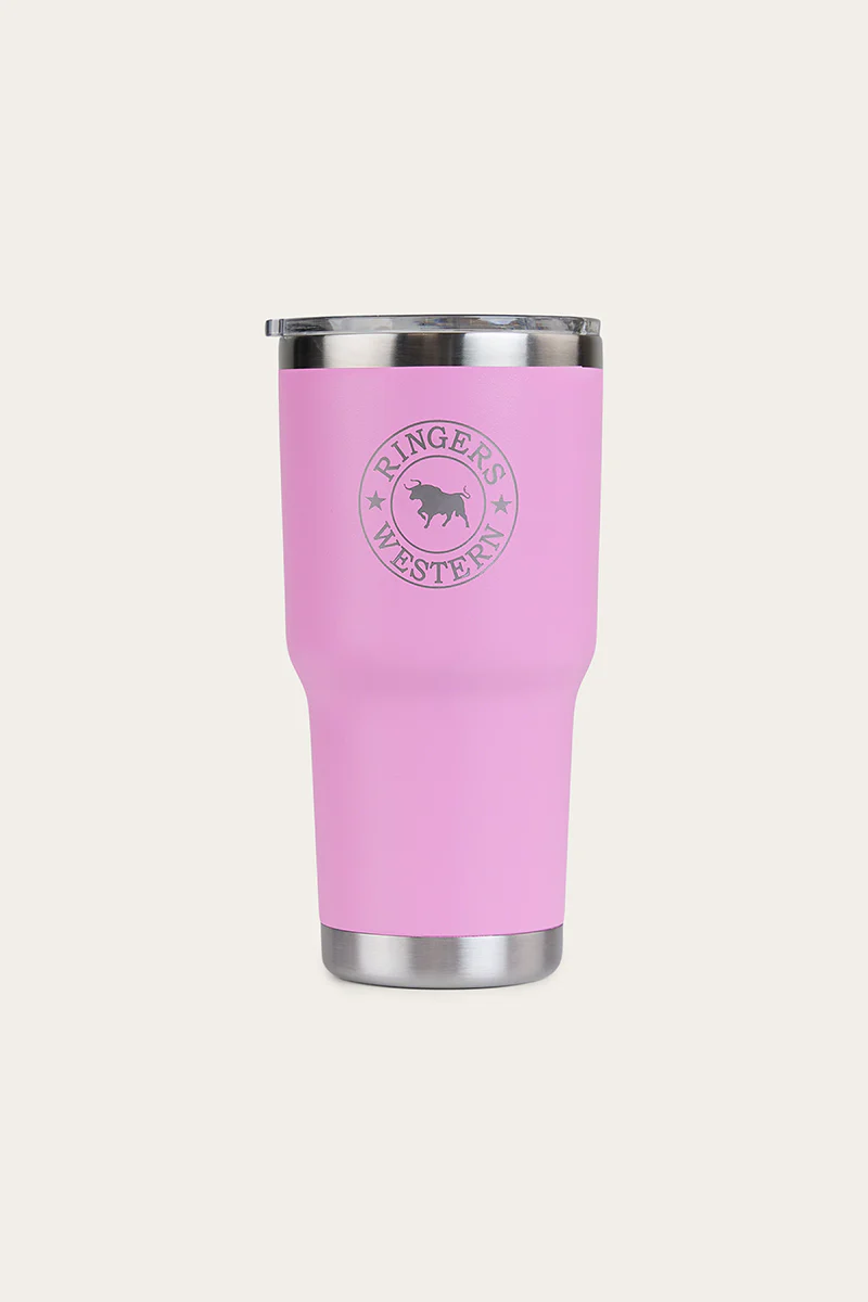 Yarra Powder Coated Insulated Tumbler - Pastel Pink