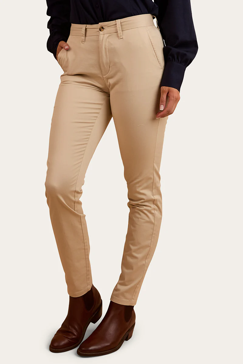 Scottsdale Womens Regular Fit Chino Pant - Bone