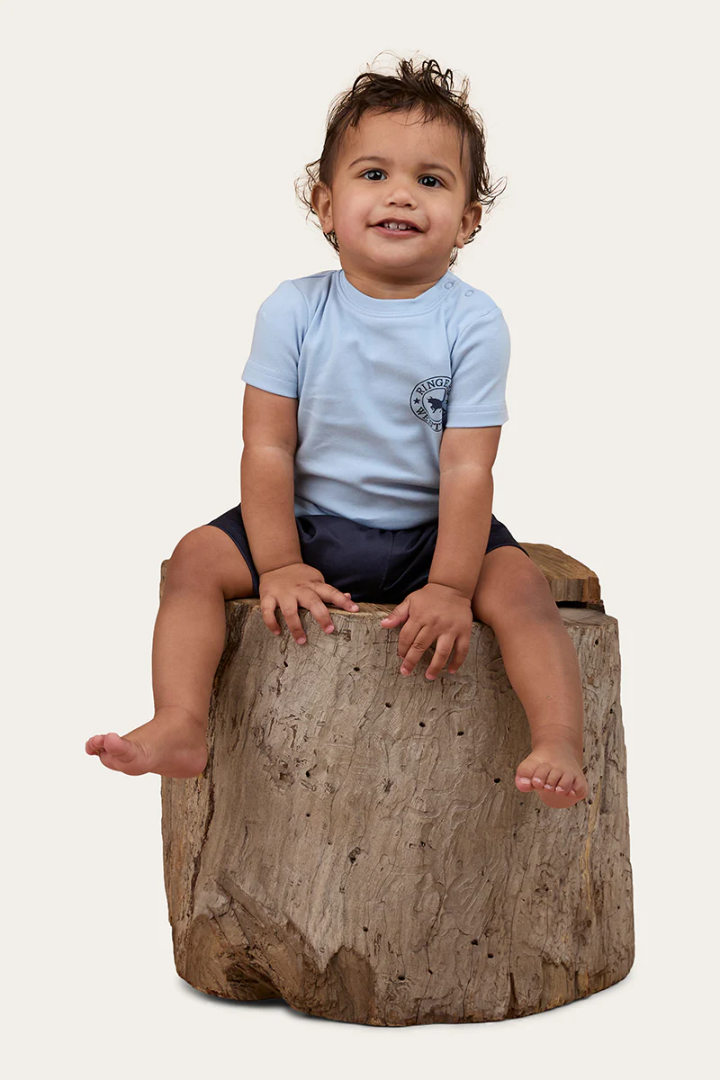 Signature Bull Babies T-Shirt - Blue / Navy