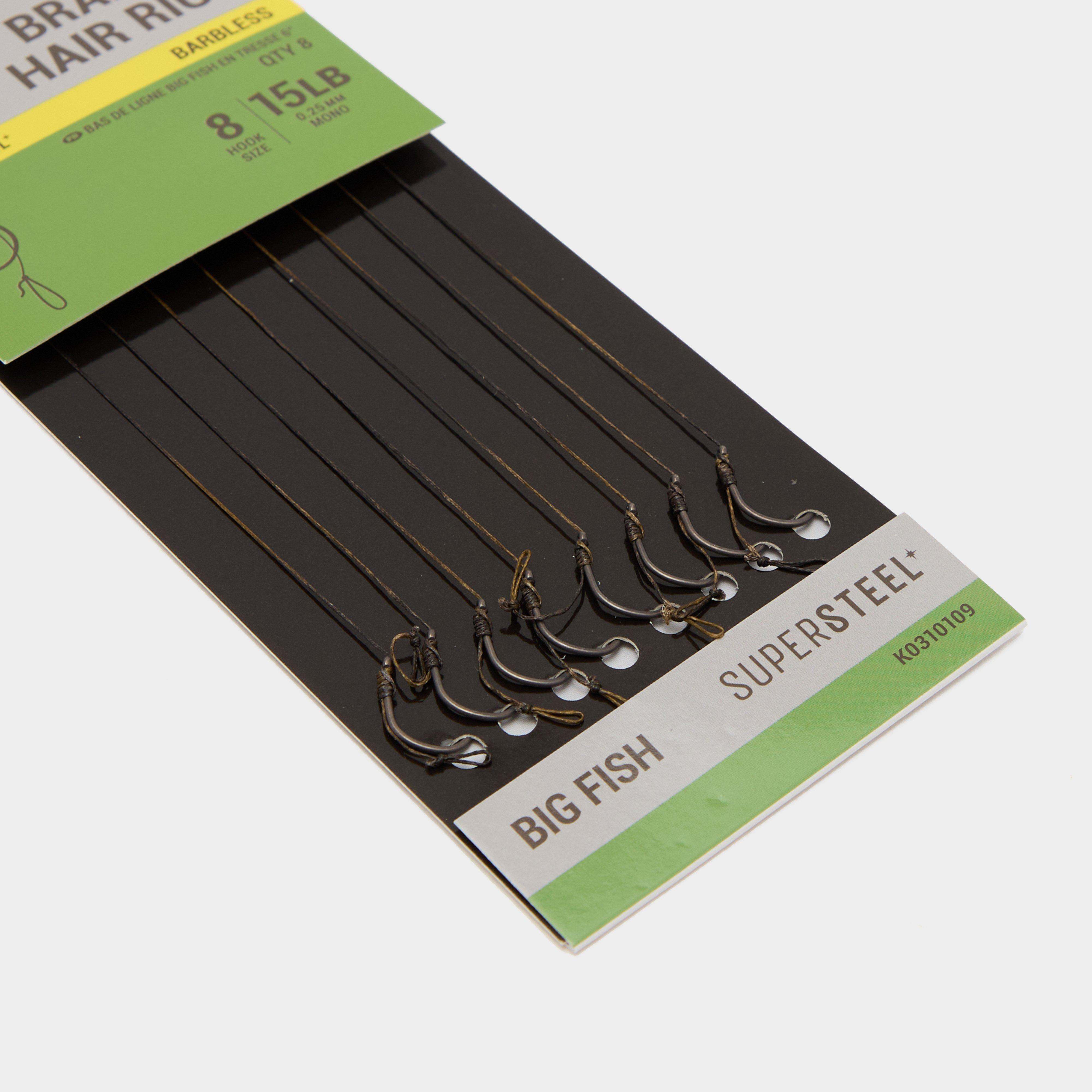 Big Fish Braided Hair Rigs 6” Size 8 Barbless