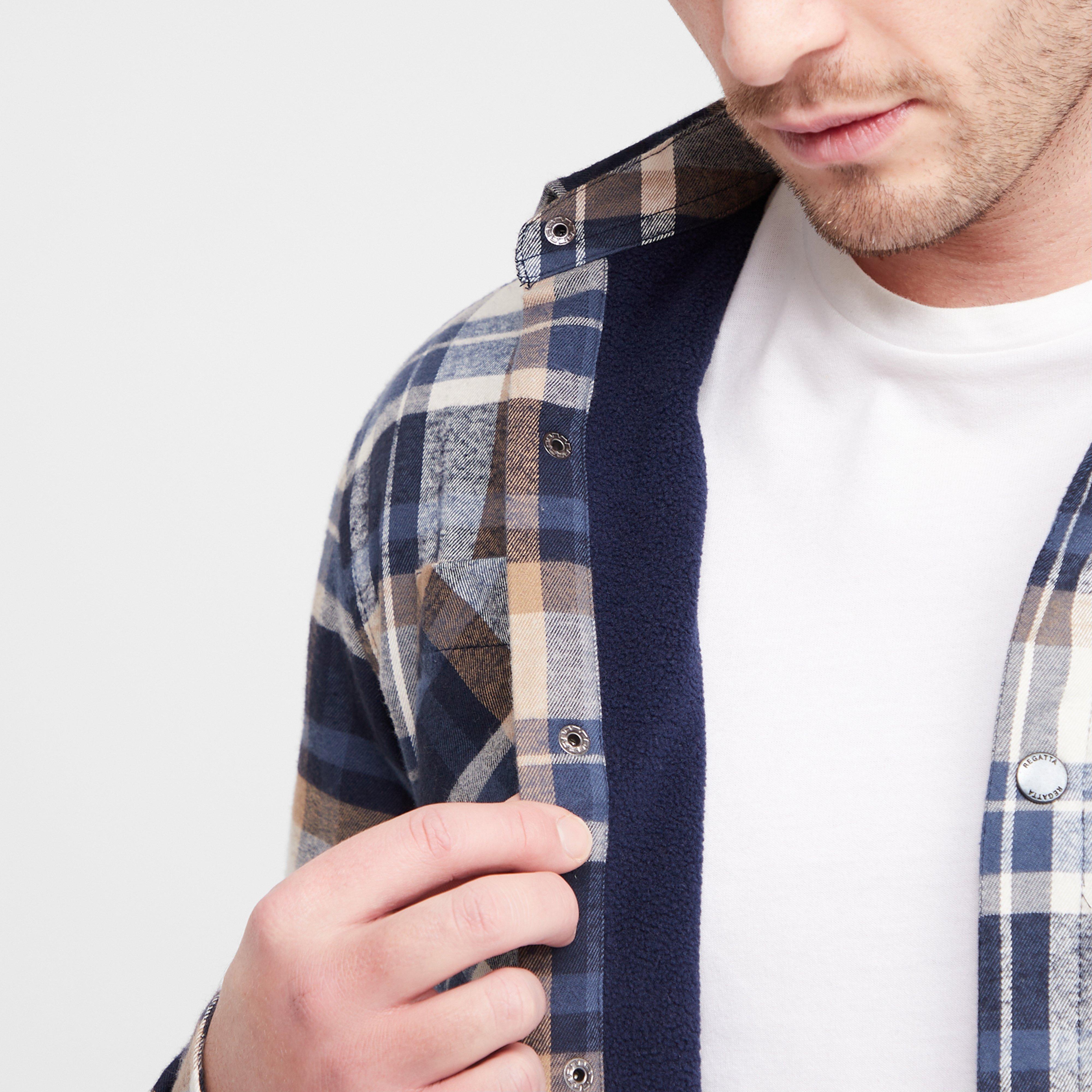 Men's Thamos Long Sleeved Checked Shirt