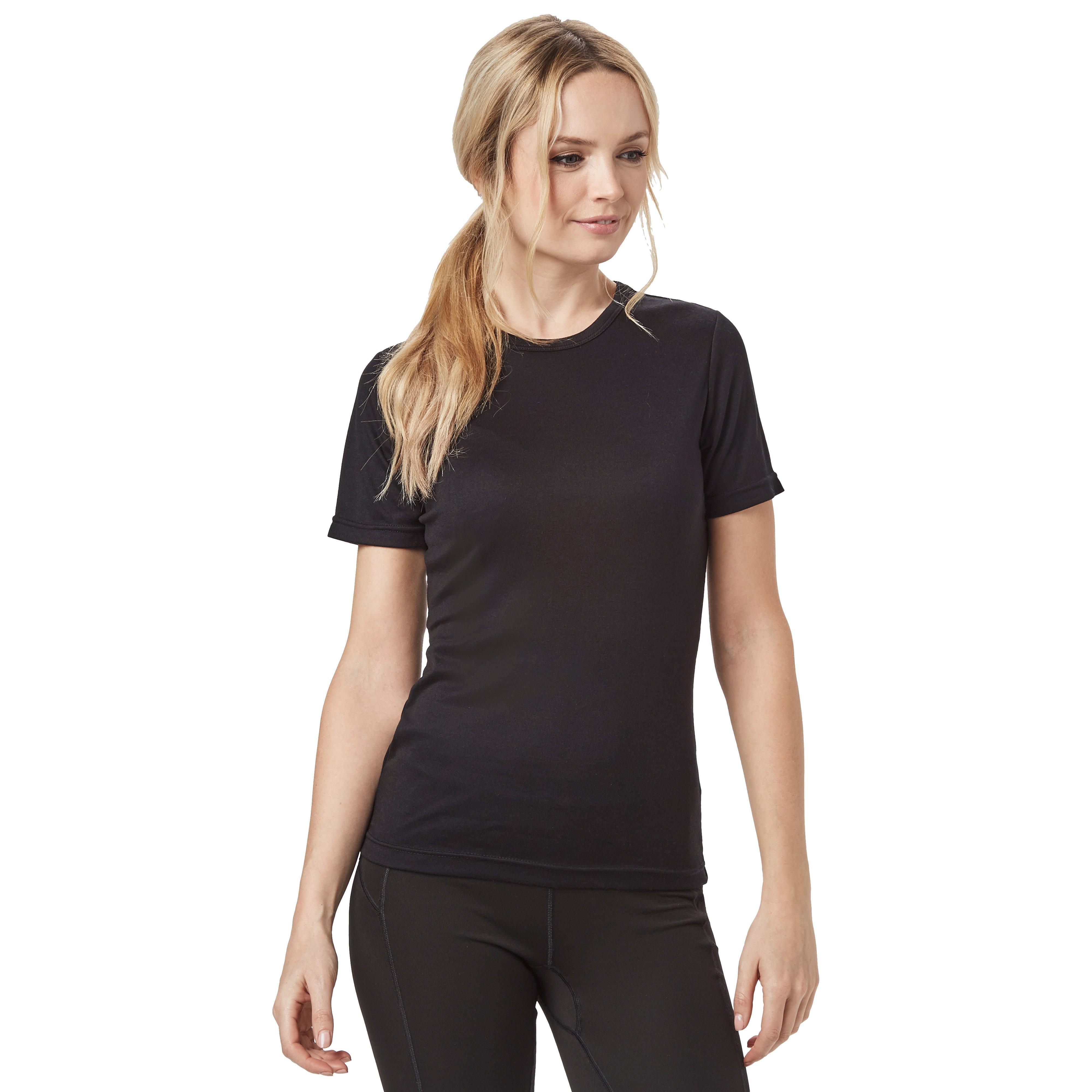 Womens' Short-sleeve Thermal Crew Neck T-shirt