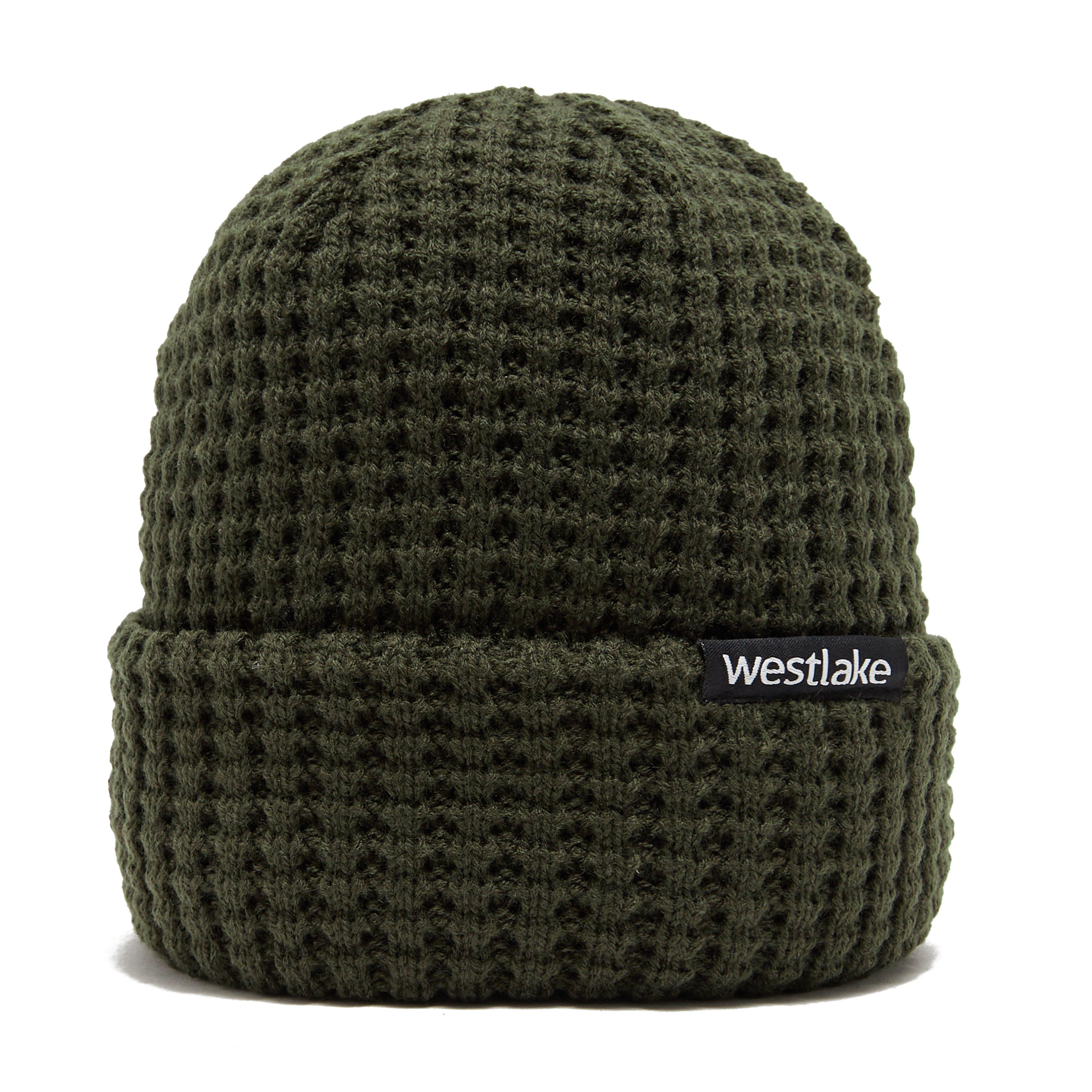 Khaki Waffle Beanie