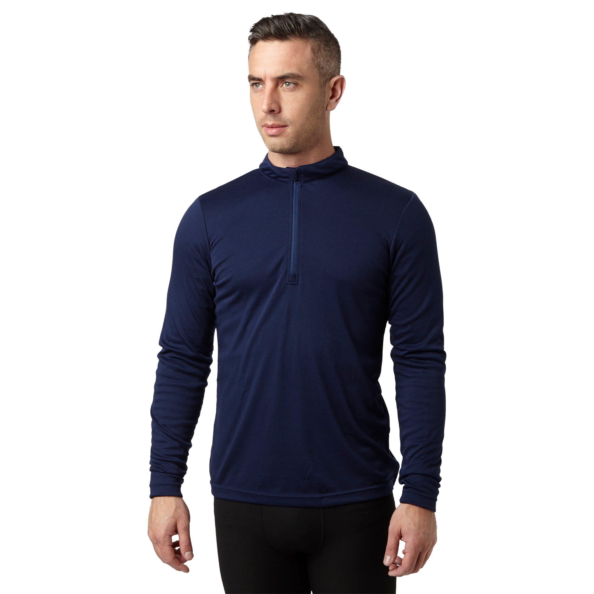 Mens' Long-sleeve Thermal Zip Top