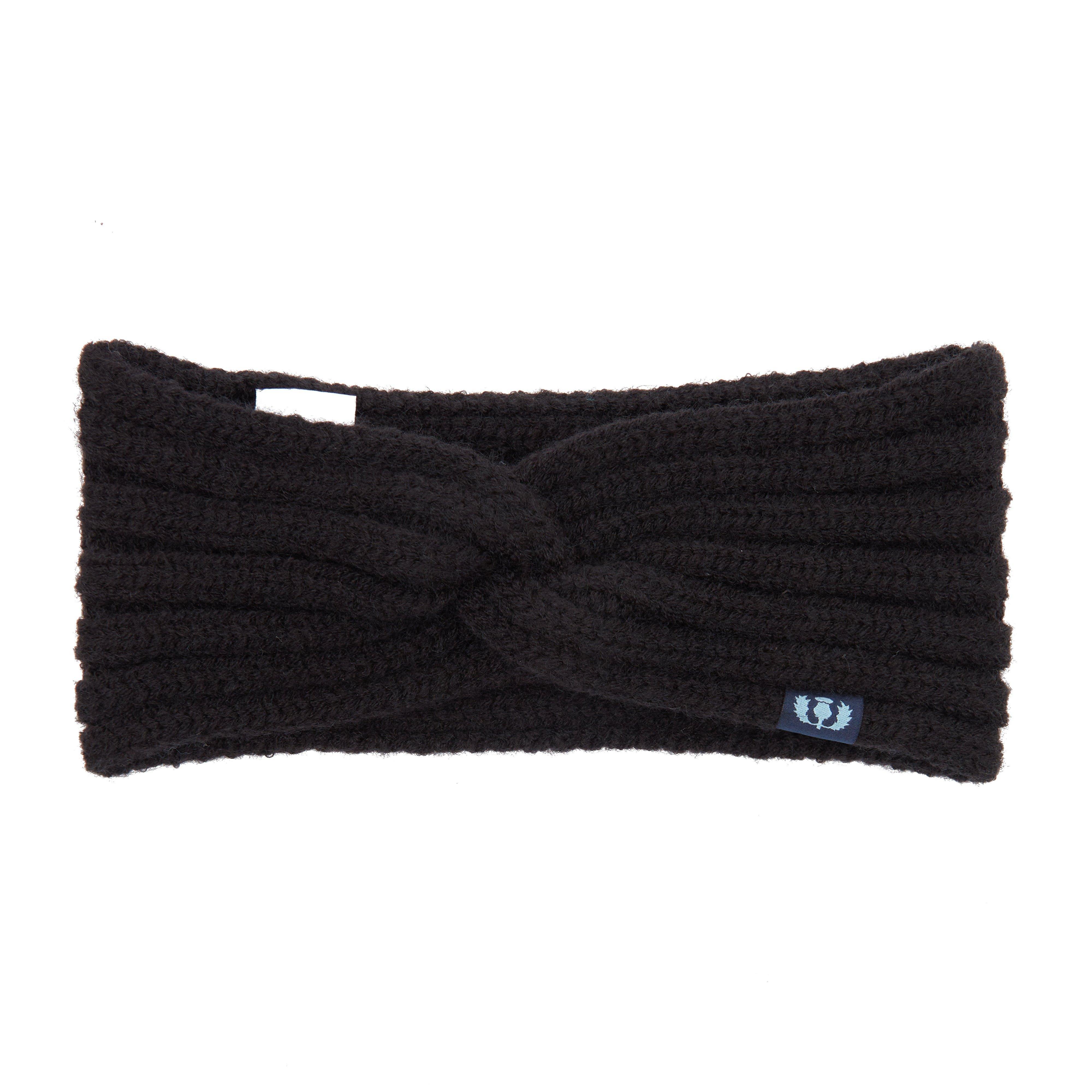 Knotted Headband in Black
