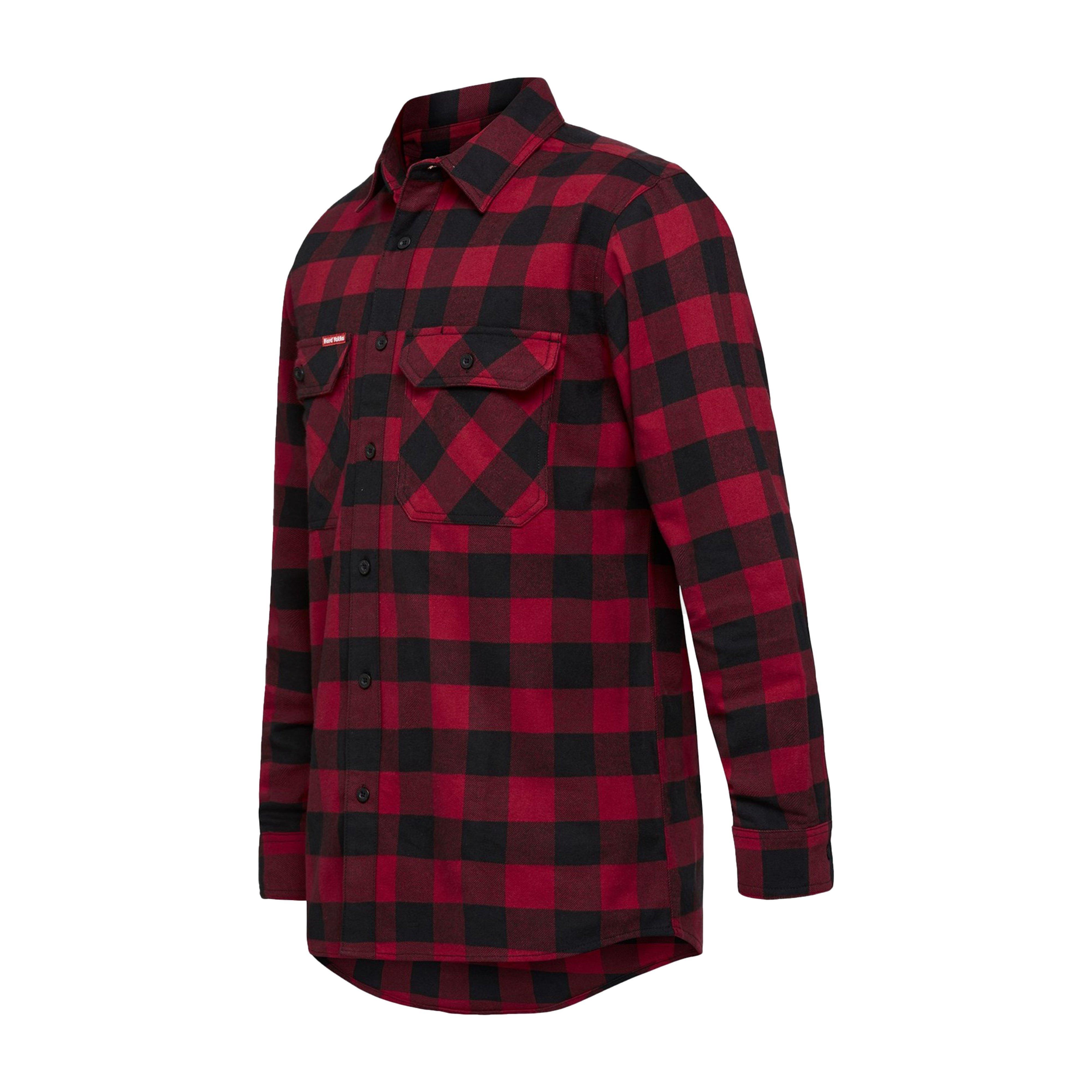 Men's Long Sleeve Check Flannel Shirt